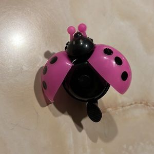 Pink Ladybug Bike Bell